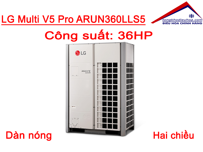 Dàn nóng LG Multi V5 Pro 36HP 2 chiều ARUN360LLS5