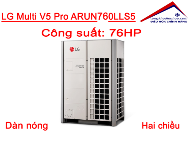 Dàn nóng LG Multi V5 Pro 76HP 2 chiều ARUN760LLS5