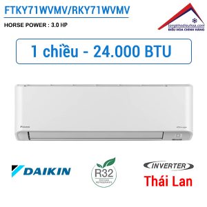 Điều hòa Daikin 1 chiều 24.000BTU Inverter Conanda (Daikin FTKY71WVMV/RKY71WVMV)