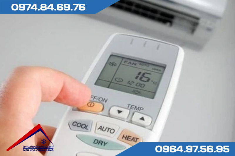 bật chế độ điều hòa thấp