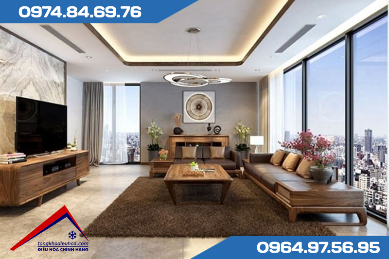 điều hòa trung tâm thẩm mỹ cao