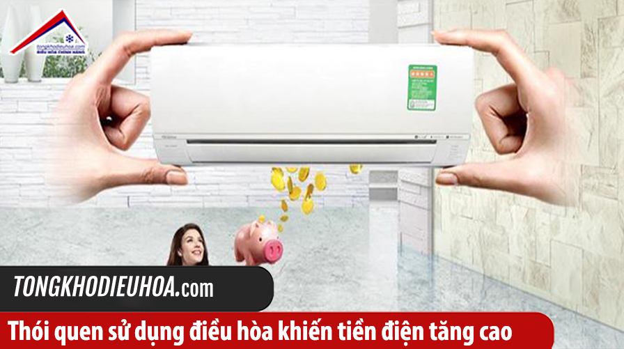 Thói quen sử dụng điều hòa khiến tiền điện tăng cao